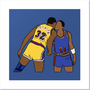 Magic Johnson And Isiah Thomas Posters and Art